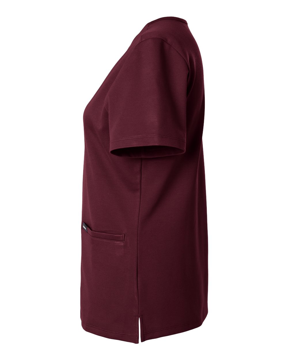 Women's Cesi Ultrasoft Scrub V-Neck Top - DirectSide - B01145521 - Burgundy