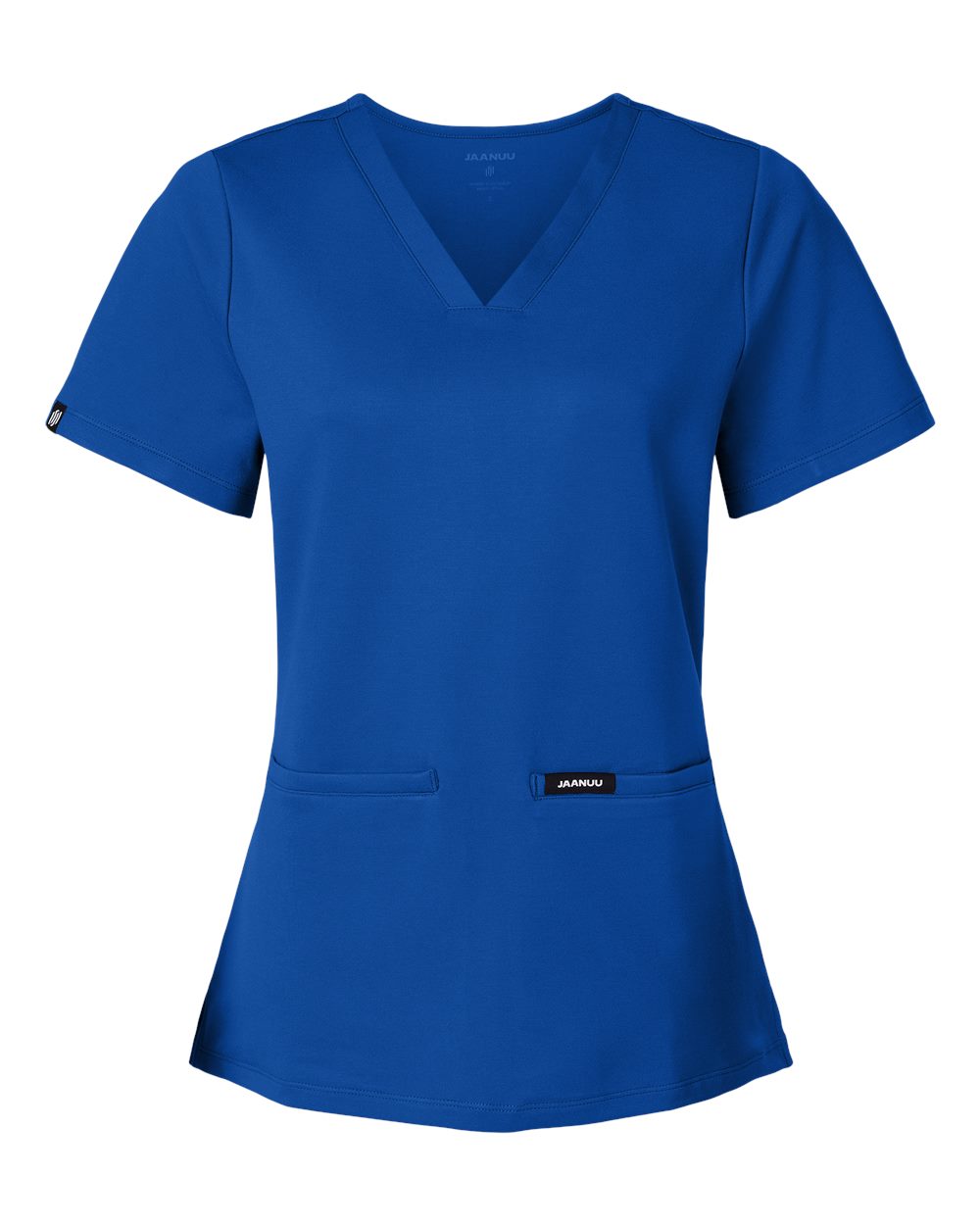 Women's Cesi Ultrasoft Scrub V-Neck Top - Front - B01145751 - Royal Blue