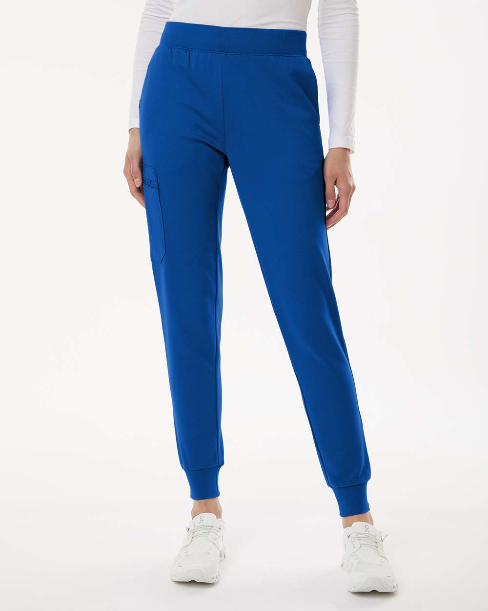 Women's Rubi Ultrasoft Scrub Joggers - OnModelFront - B01245751 - Royal Blue