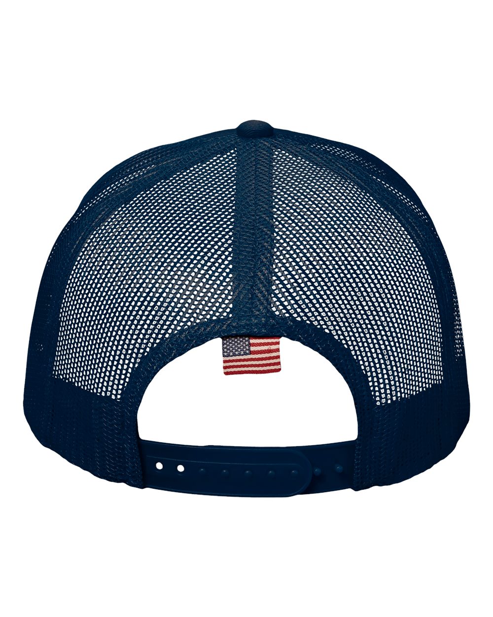 USA Flag Mesh Cap - Back - B31095650 - Navy/ USA Mesh
