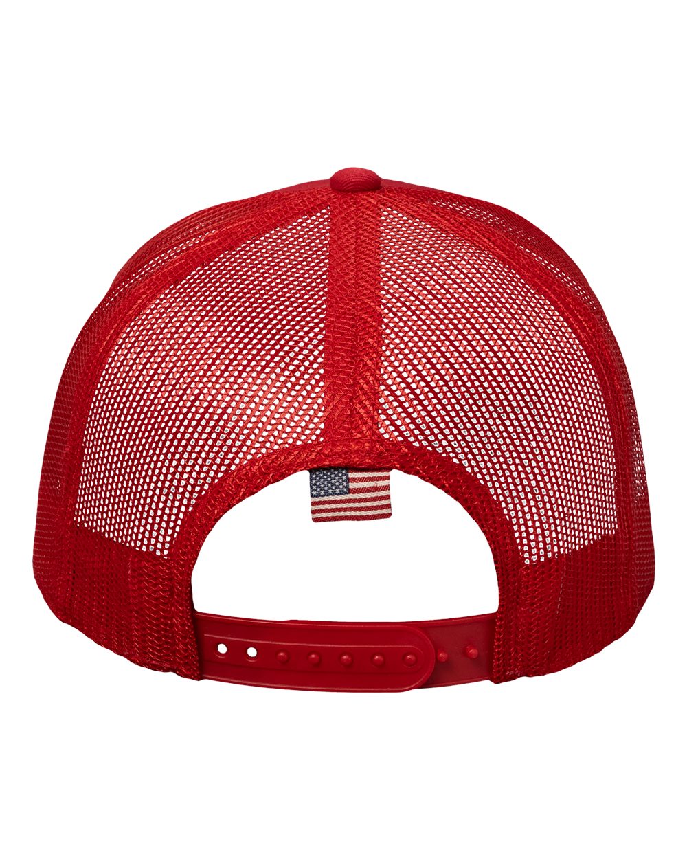 USA Flag Mesh Cap - Back - B31095700 - Red/ USA Mesh