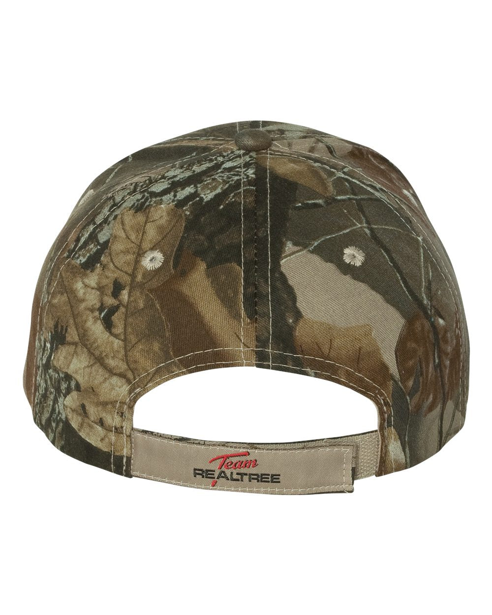Licensed Camo Hook-and-Loop Cap - Back - B24395010 - Realtree Hardwood HD