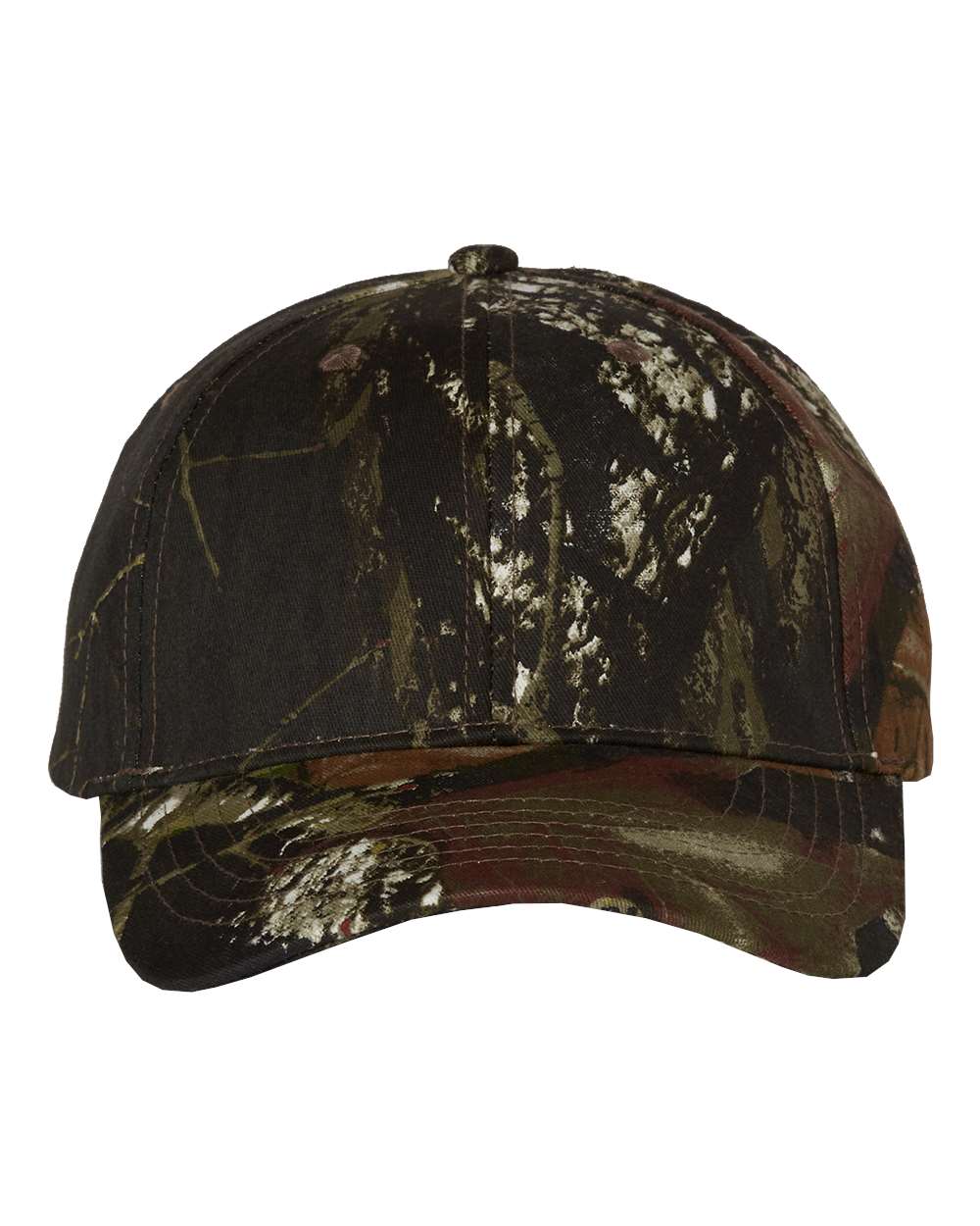 Licensed Camo Hook-and-Loop Cap - Front - B24395620 - Mossy Oak BreakUp