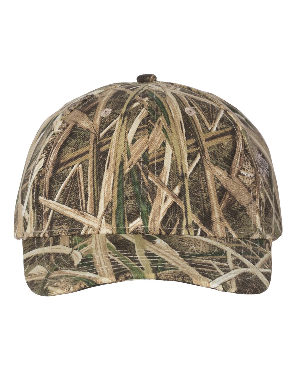 Licensed Camo Hook-and-Loop Cap - Front - B24395630 - Mossy Oak Shadow Grass