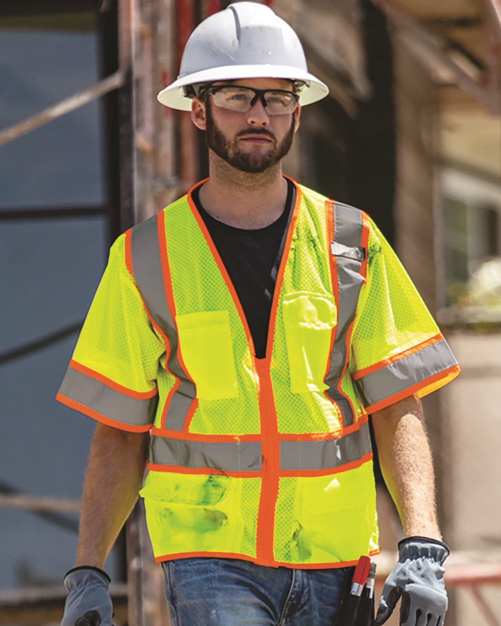 Unisex Ultra-Cool™ Six-Pocket Mesh Surveyor’s Vest - styleImage