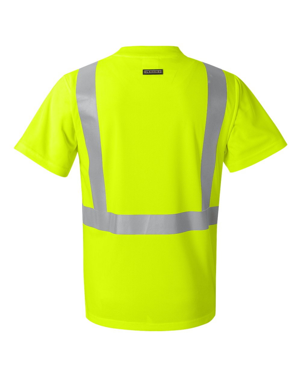 Unisex High-Performance Microfiber T-Shirt - Back - B86029173 - Lime