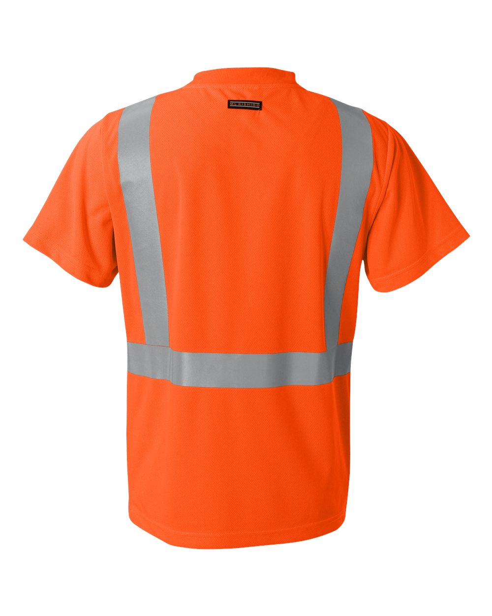 Unisex High-Performance Microfiber T-Shirt - Back - B86029663 - Orange
