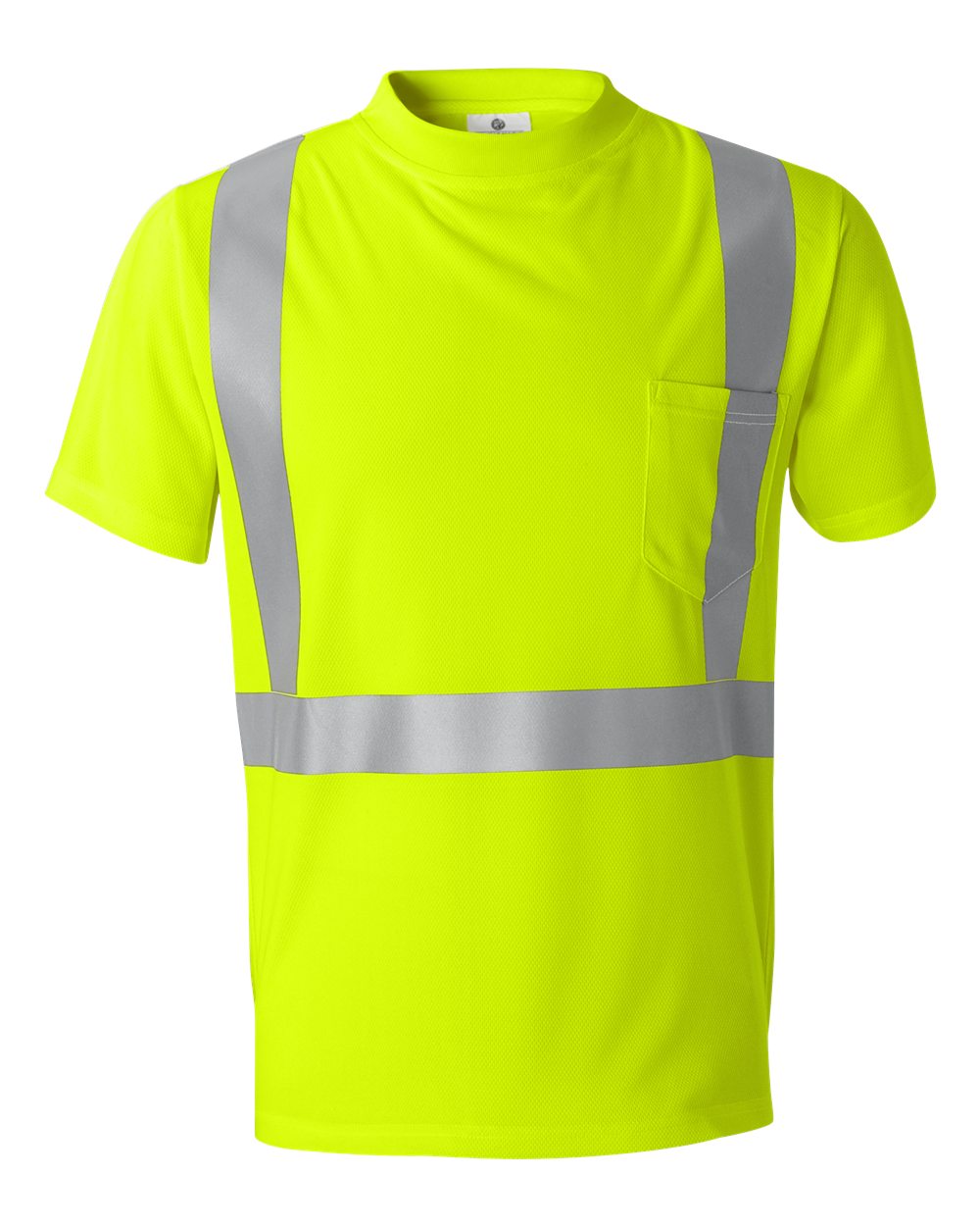 Unisex High-Performance Microfiber T-Shirt - Front - B86029173 - Lime