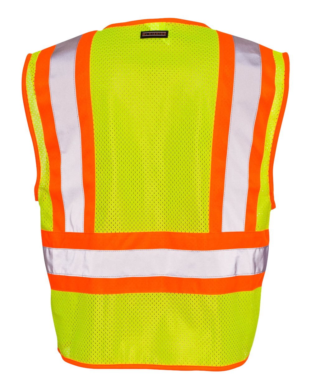 Unisex Ultra-Cool™ Contrasting Mesh Vest - Back - B87529173 - Lime