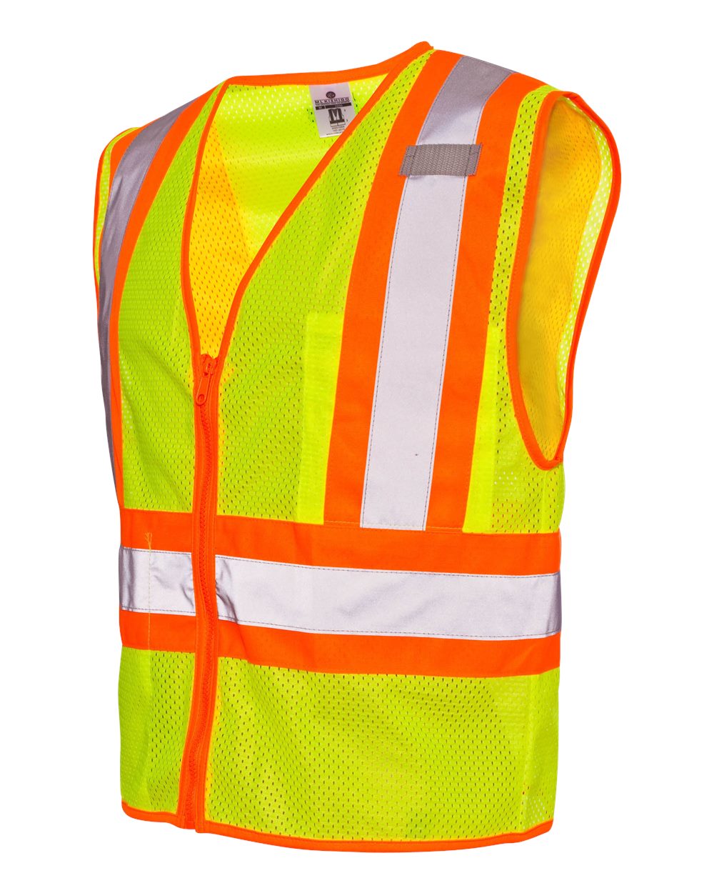 Unisex Ultra-Cool™ Contrasting Mesh Vest - Side - B87529173 - Lime