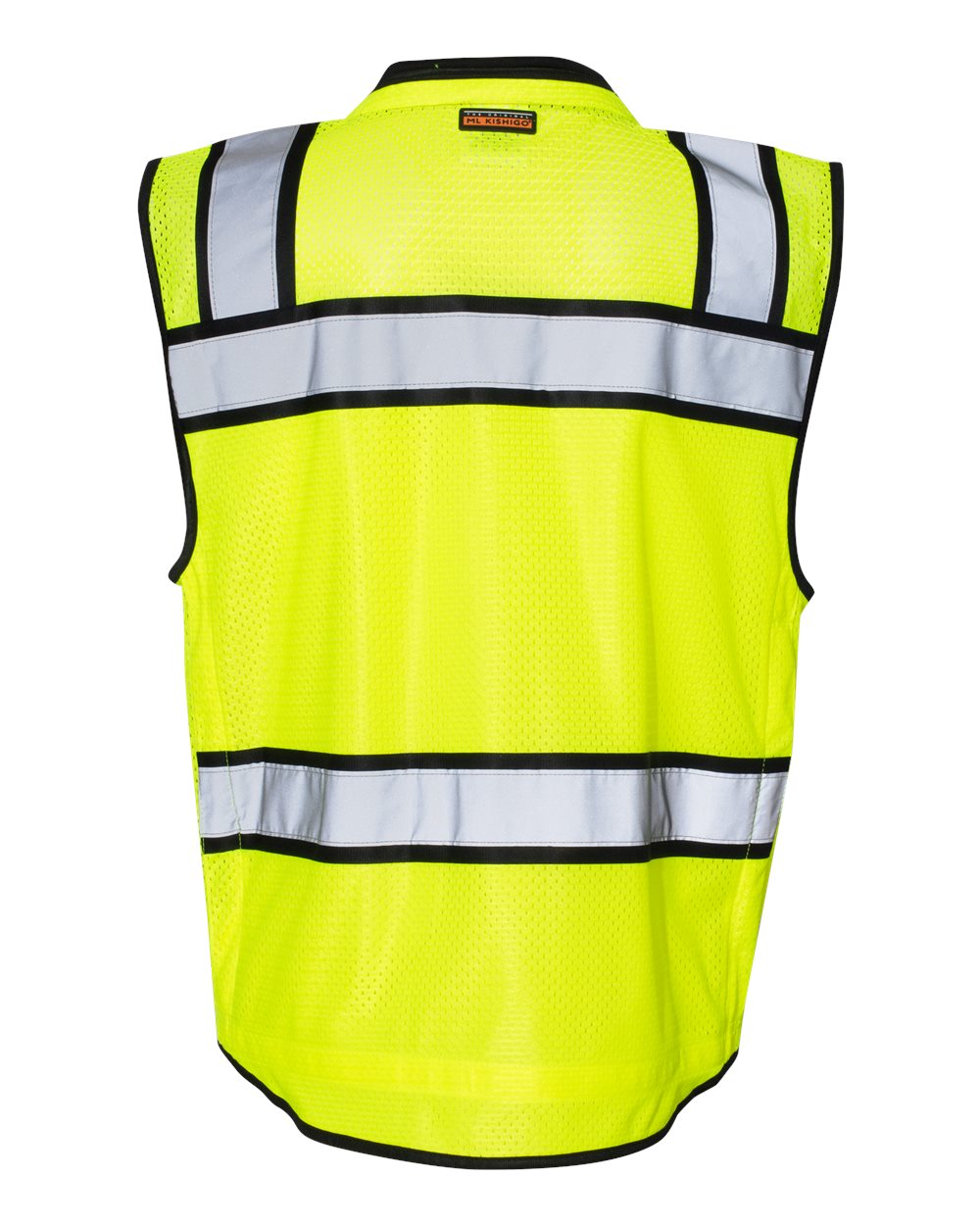 Unisex High-Performance Surveyors Vest - Back - B64429173 - Lime