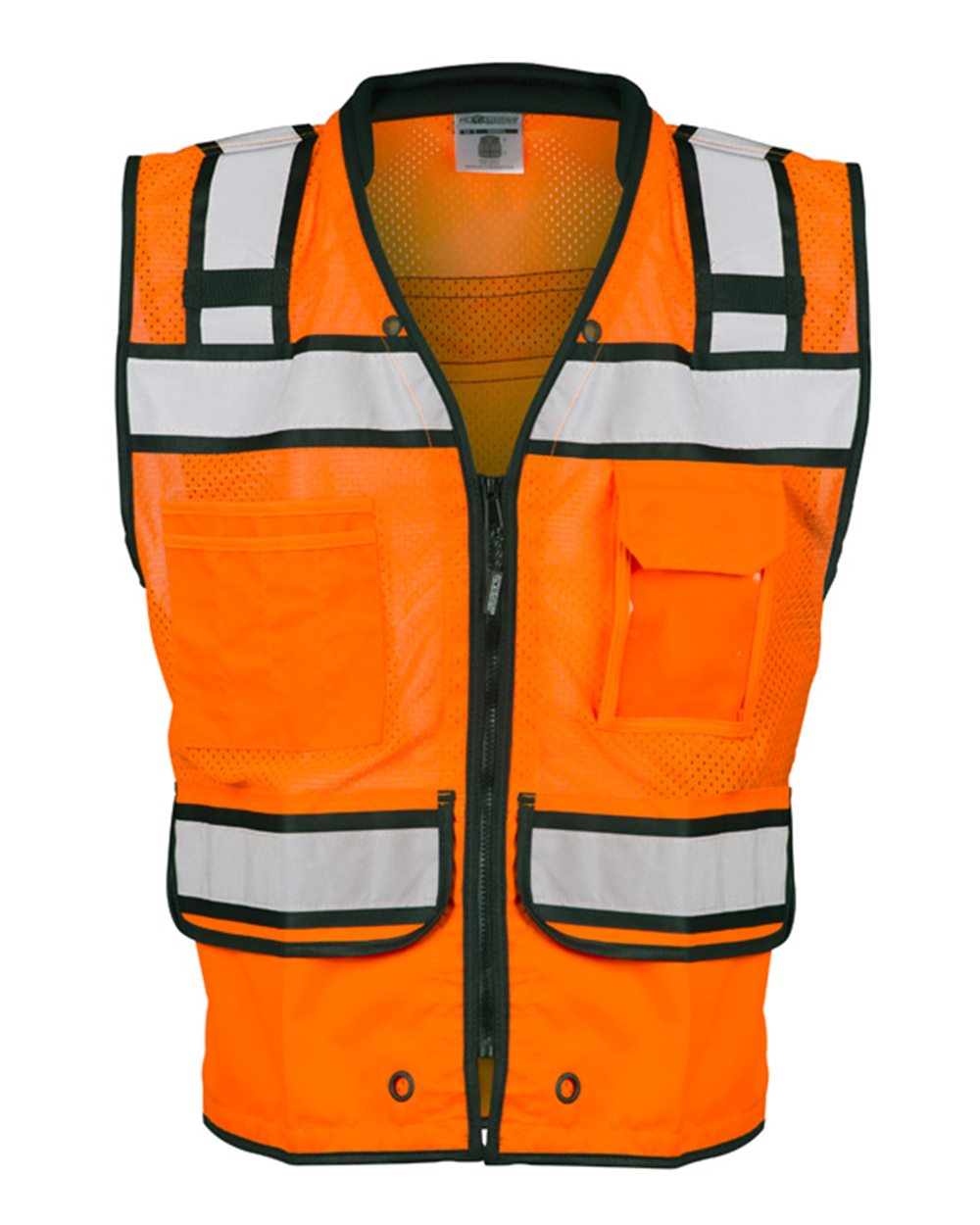 Unisex High-Performance Surveyors Vest - Front - B64429663 - Orange