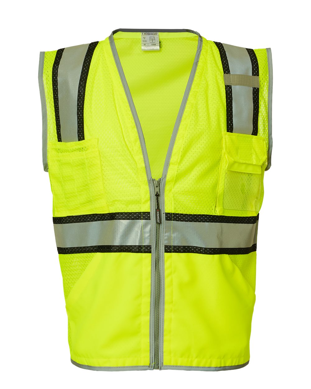Unisex Premium Brilliant Series® Ultimate Reflective Vest - Front - B21029703 - Lime