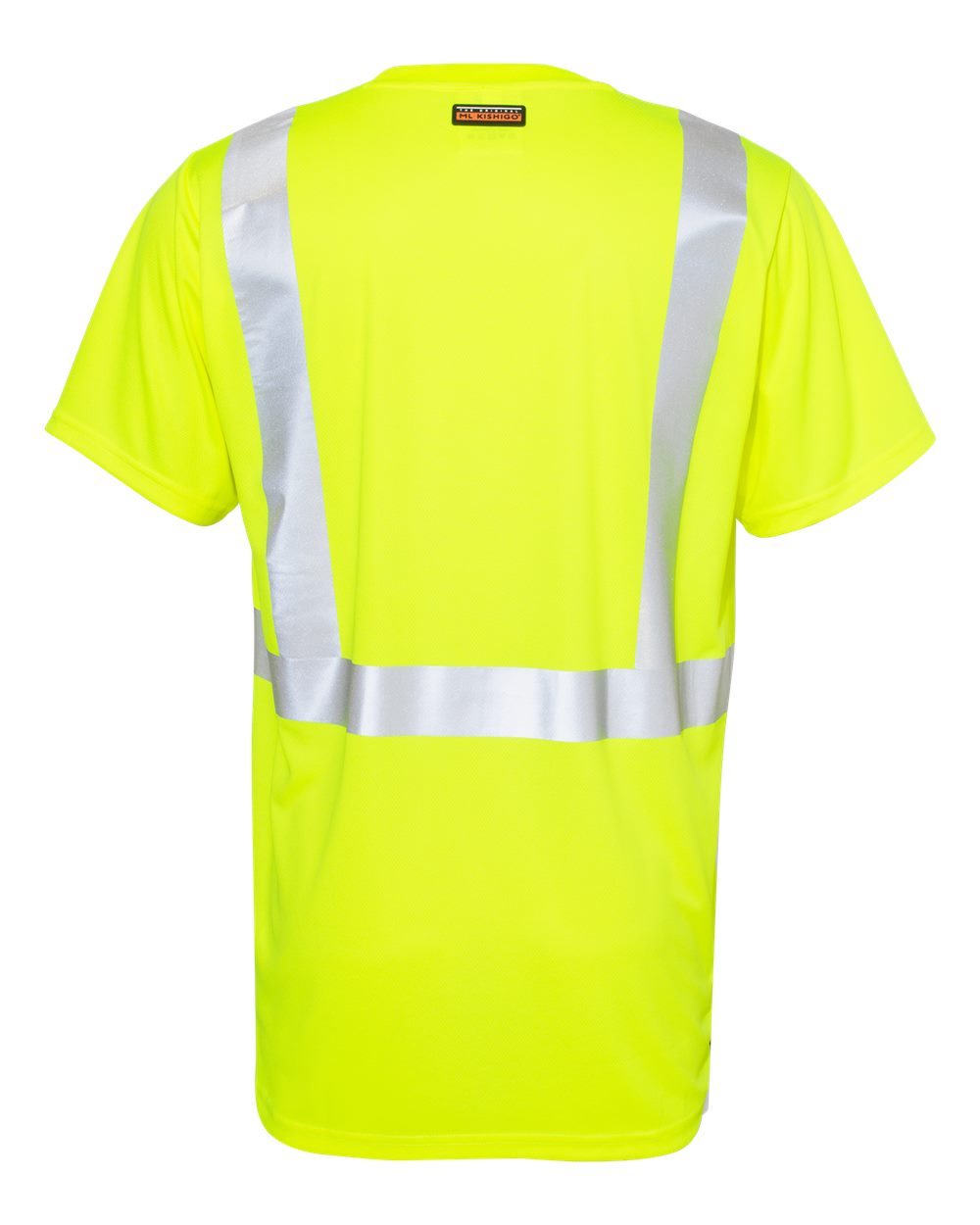 Unisex Black Bottom Class 2 T-Shirt - Back - B36829174 - Lime
