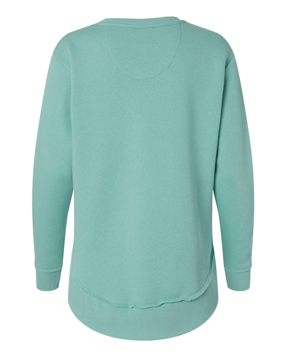 Women's Weekend Fleece Crewneck Sweatshirt - Back - B07038813 - Saltwater