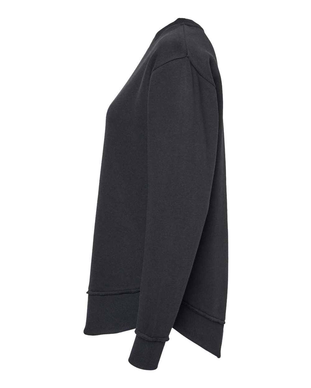 Women's Weekend Fleece Crewneck Sweatshirt - DirectSide - B07038503 - Black