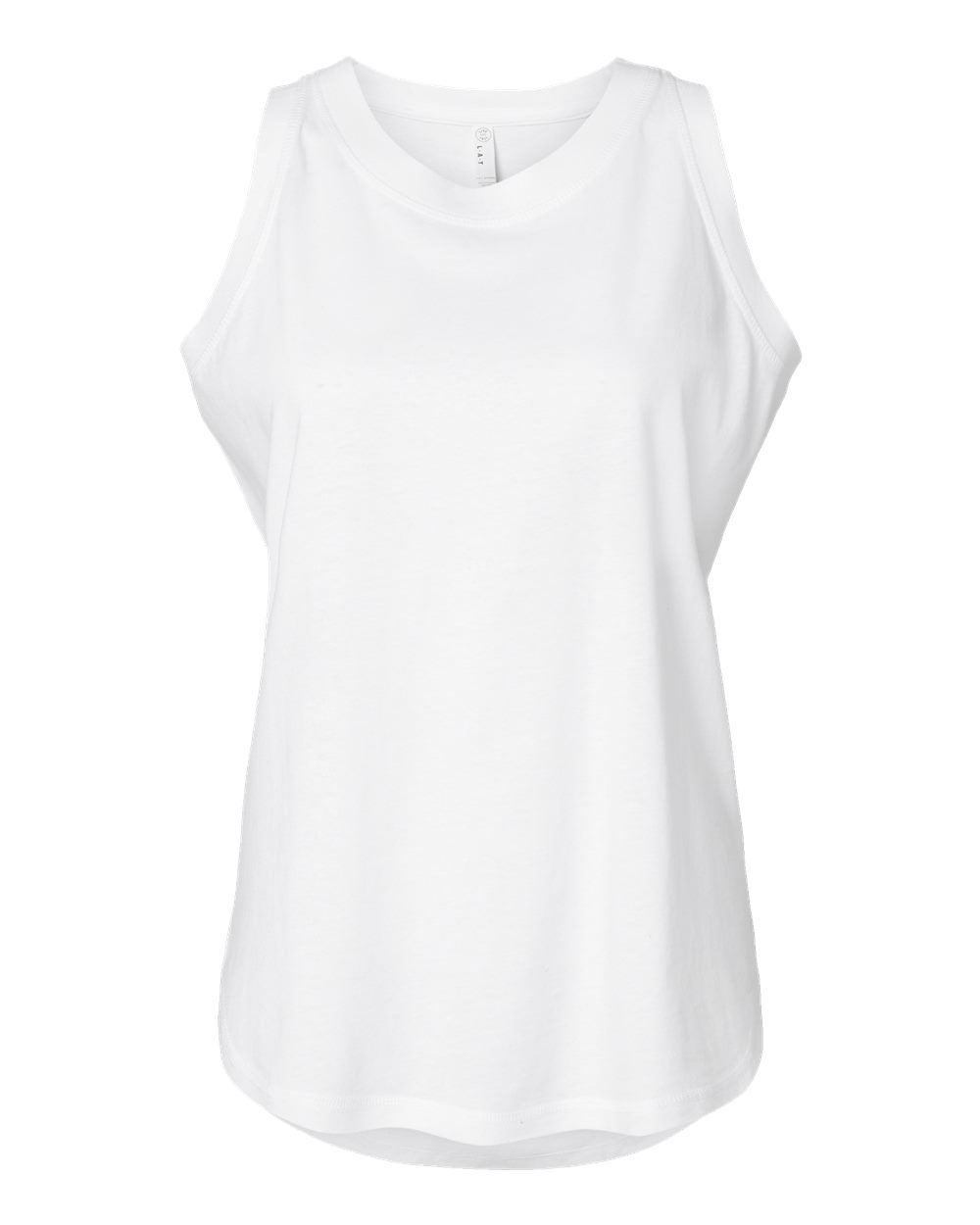 Women's Relaxed Fine Jersey Tank - Front - B07938003 - White