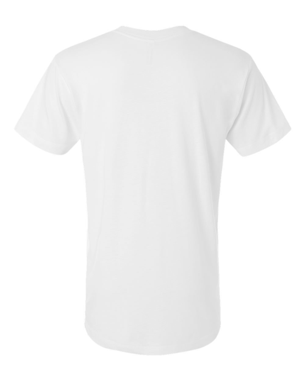Unisex Bamboo Tee - Back - B08838003 - White