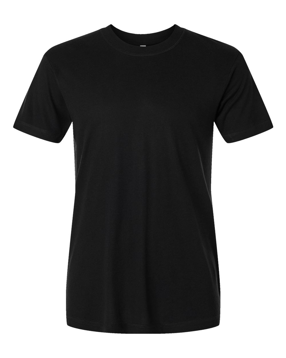 Unisex Bamboo Tee - Front - B08838503 - Black