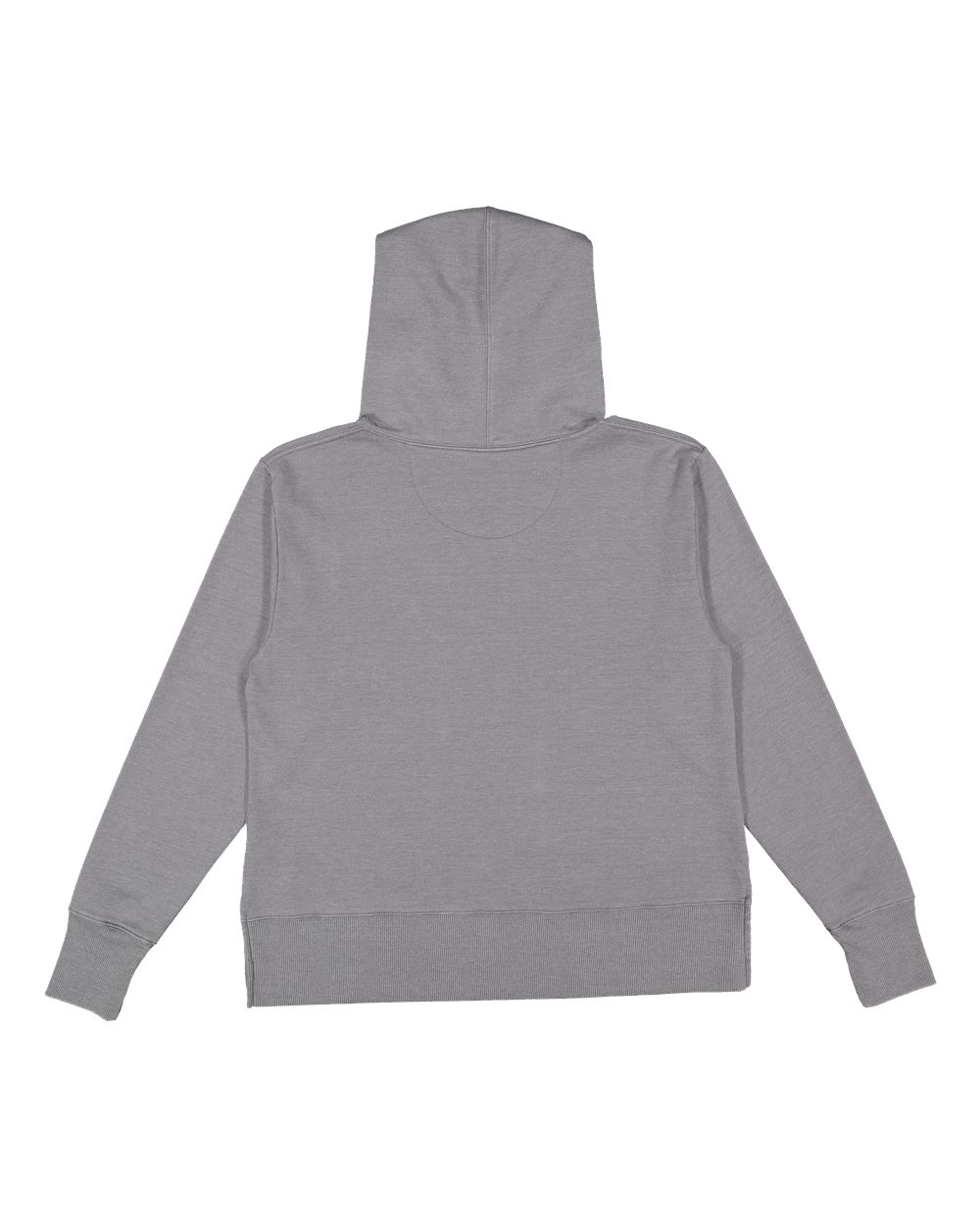 Women's Vintage Wash Hoodie Sweatshirt - Back - B09038093 - Washed Grey
