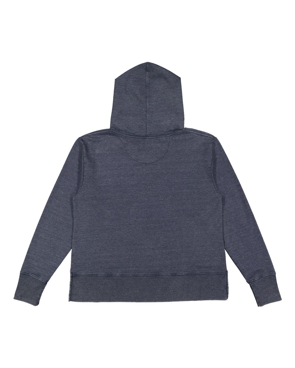 Women's Vintage Wash Hoodie Sweatshirt - Back - B09038653 - Washed Navy