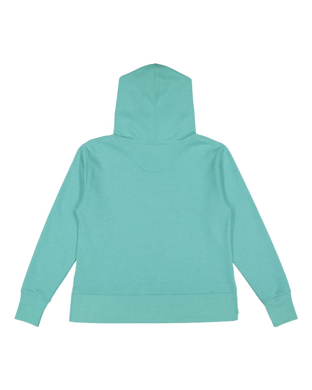 Women's Vintage Wash Hoodie Sweatshirt - Back - B09038813 - Washed Saltwater