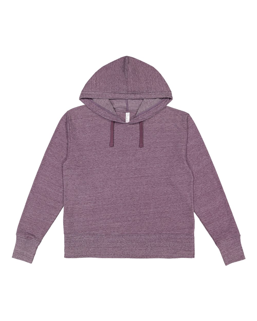 Women's Vintage Wash Hoodie Sweatshirt - Front - B09038043 - Weathered Plum