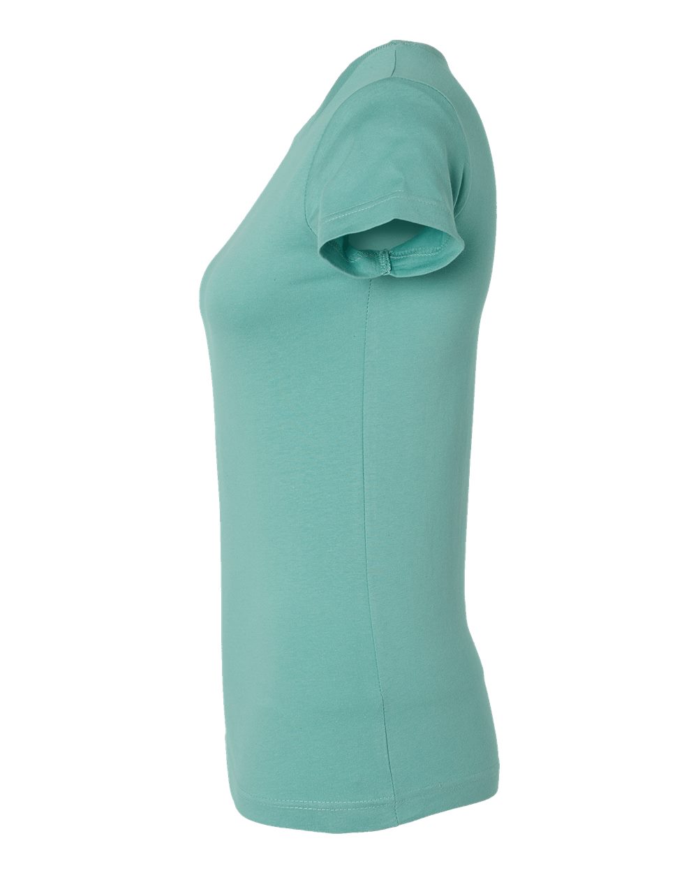 Women's Fitted Fine Jersey Tee - DirectSide - B50338983 - Saltwater
