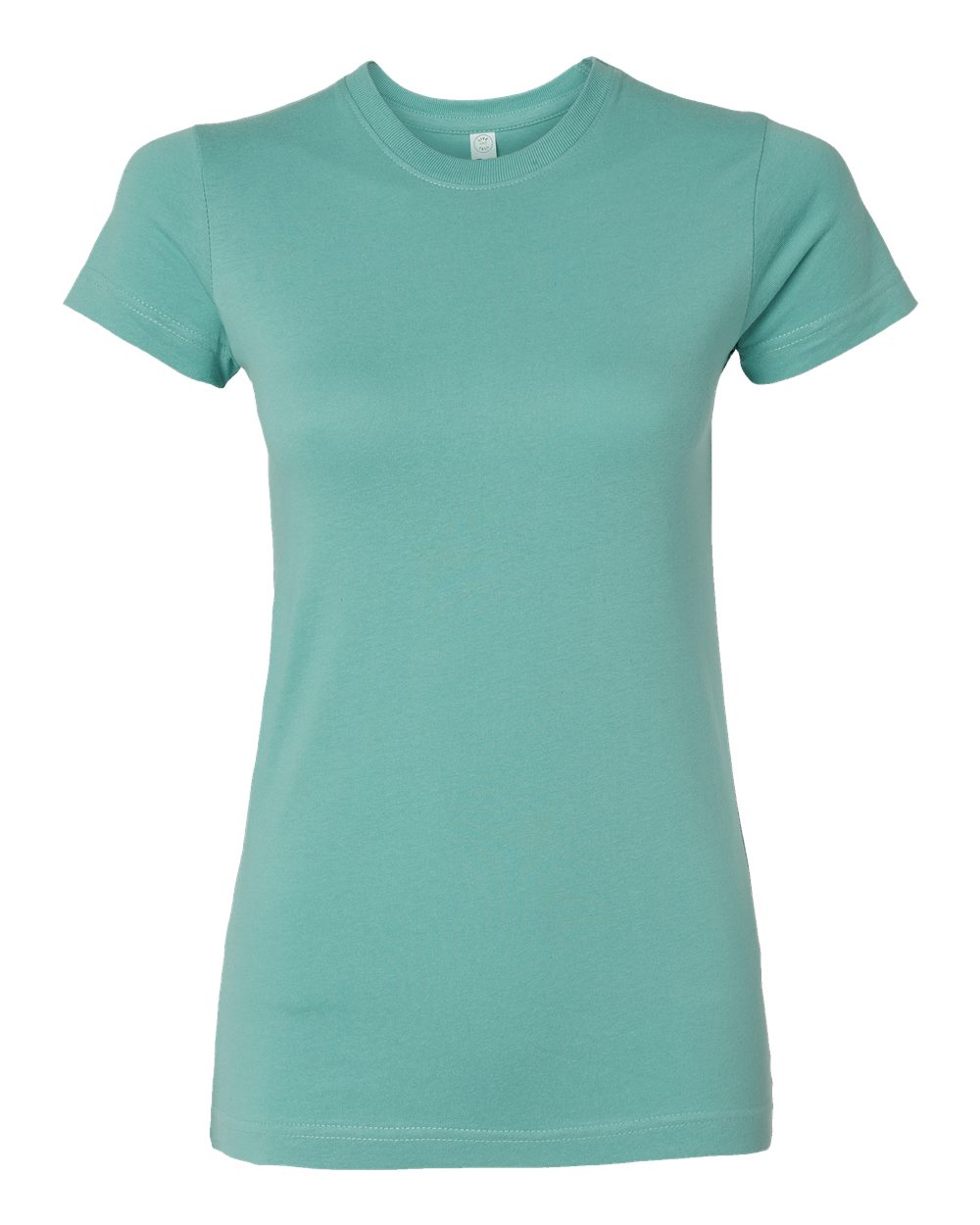 Women's Fitted Fine Jersey Tee - Front - B50338983 - Saltwater