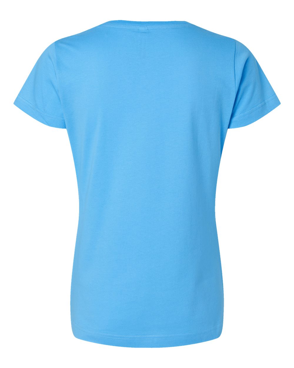 Women's Fine Jersey Tee - Back - B87238052 - Aqua