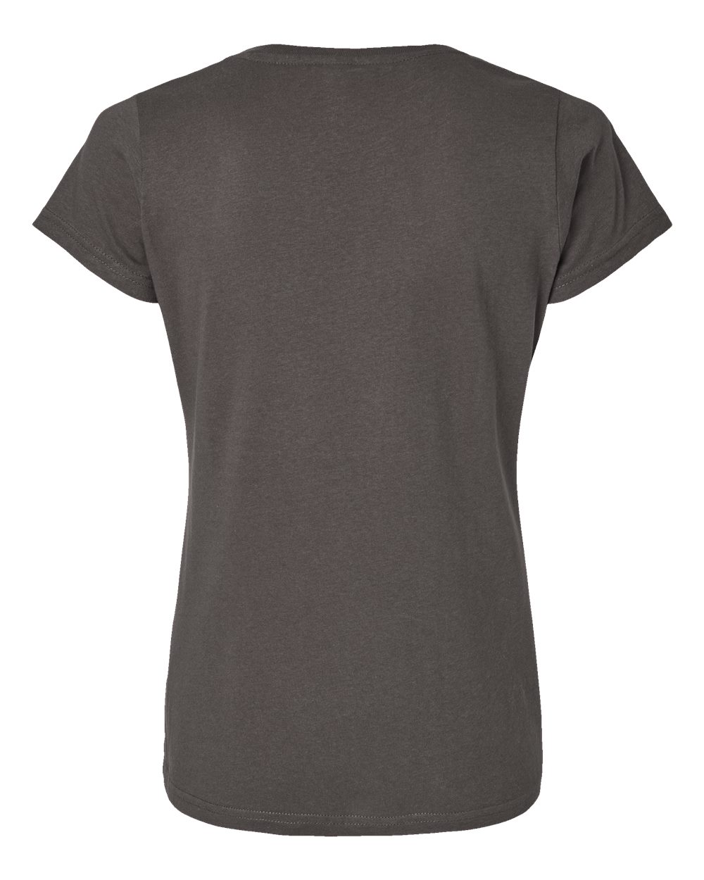 Women's Fine Jersey Tee - Back - B87238092 - Charcoal