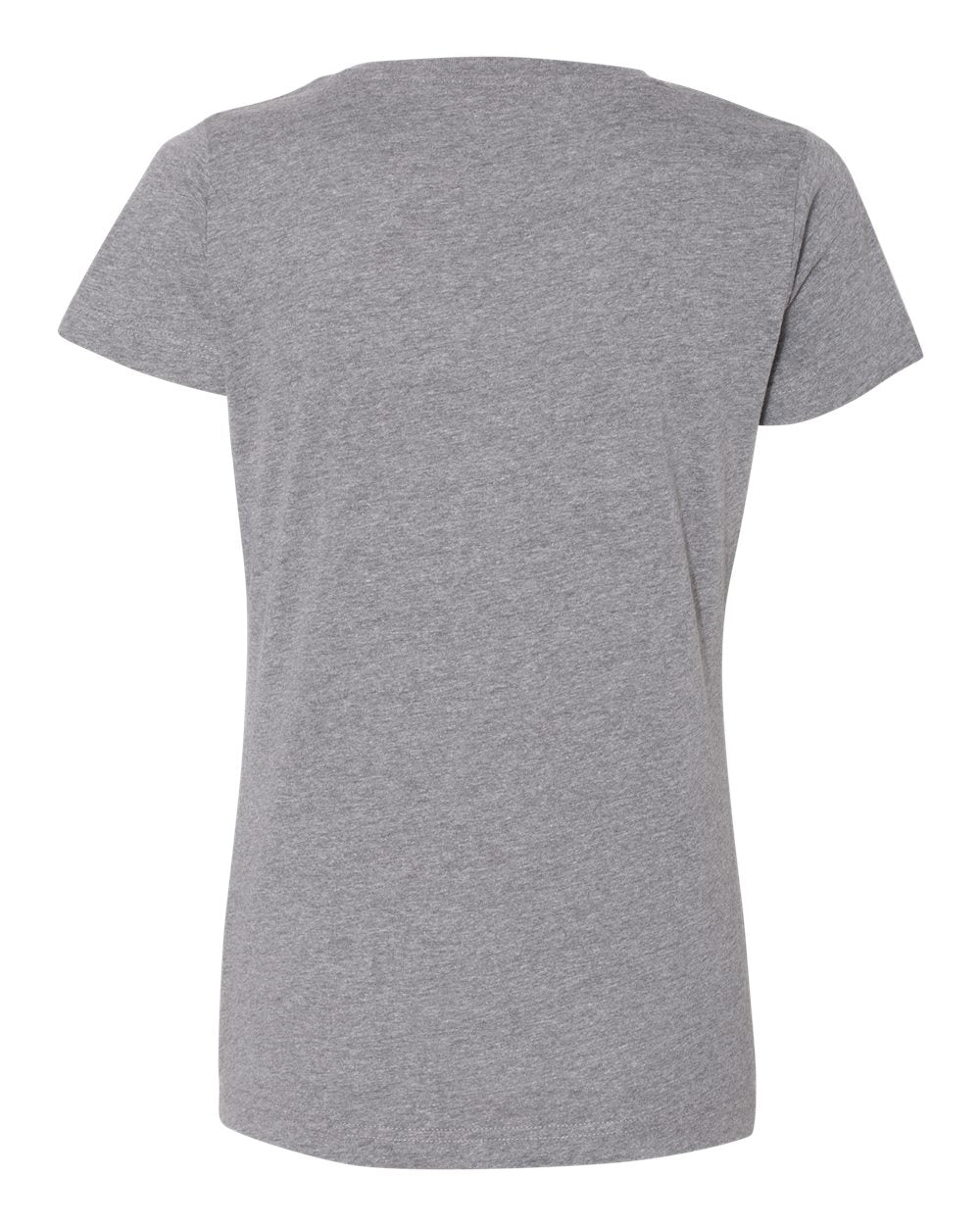 Women's Fine Jersey Tee - Back - B87238132 - Granite Heather