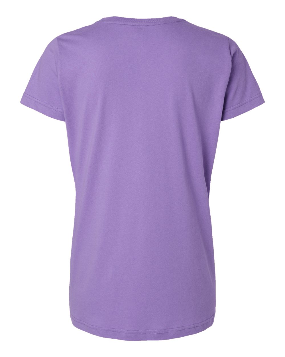 Women's Fine Jersey Tee - Back - B87238212 - Lavender
