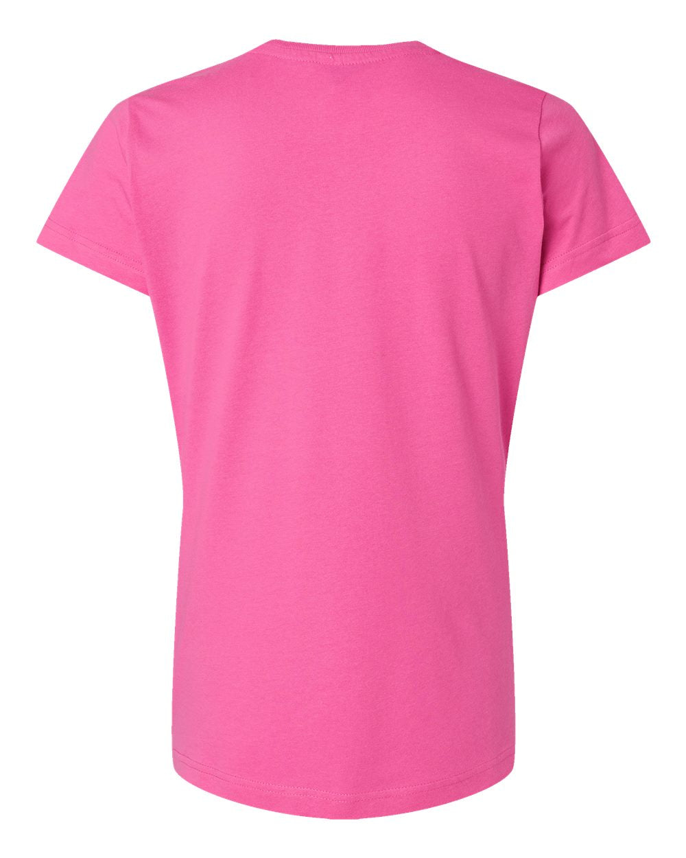 Women's Fine Jersey Tee - Back - B87238222 - Raspberry