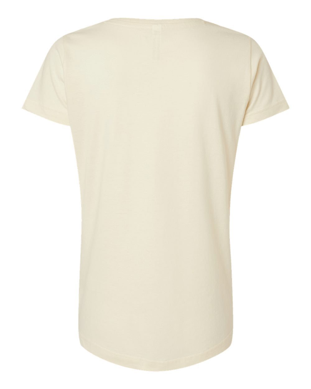 Women's Fine Jersey Tee - Back - B87238272 - Natural