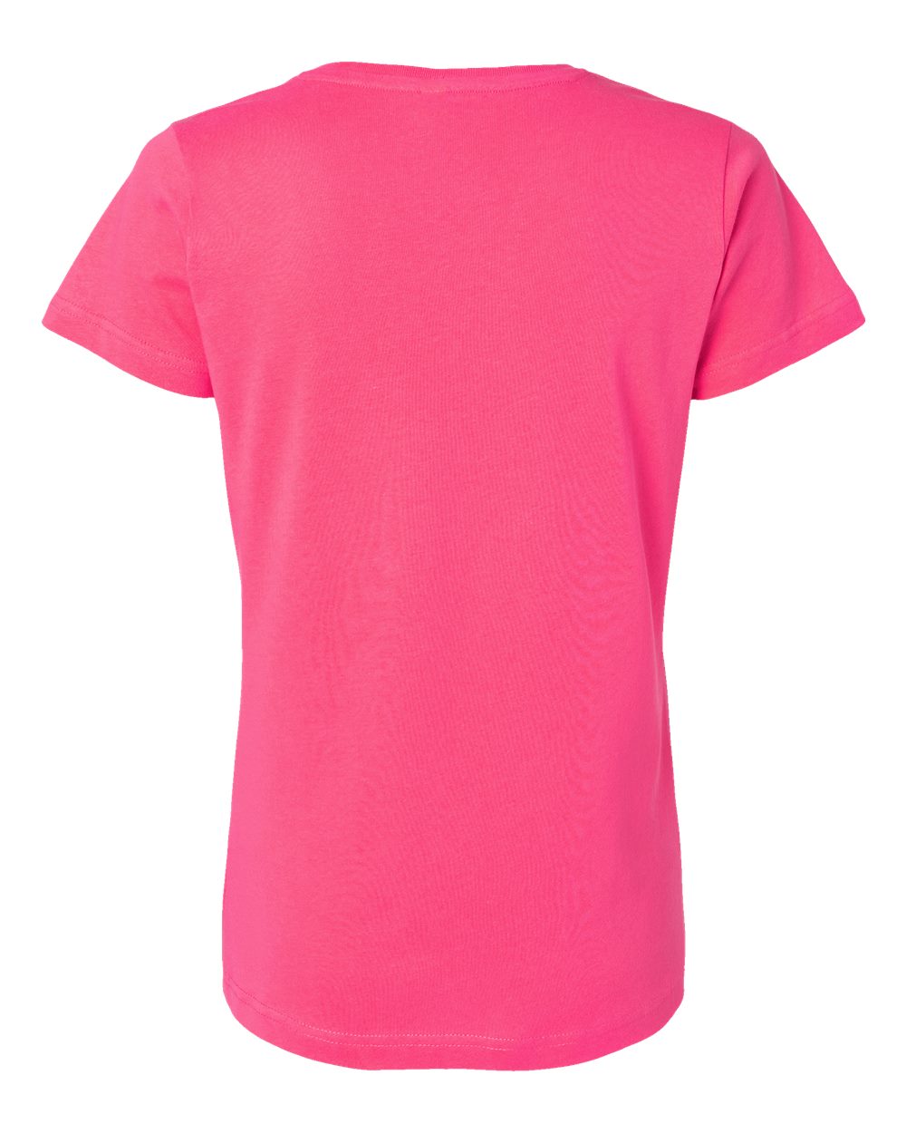 Women's Fine Jersey Tee - Back - B87238312 - Hot Pink