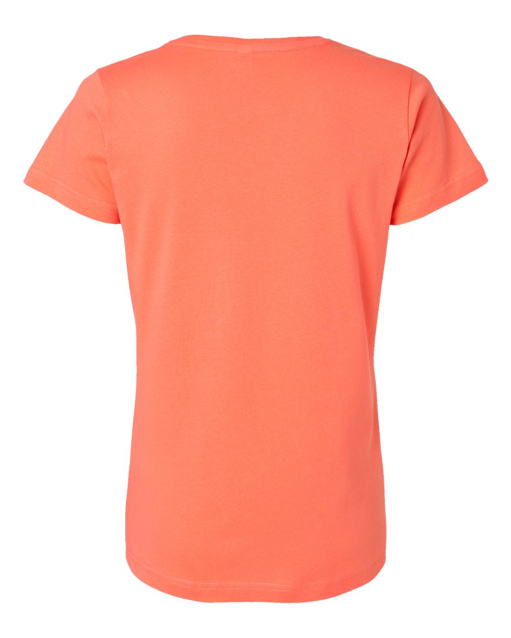 Women's Fine Jersey Tee - Back - B87238322 - Papaya