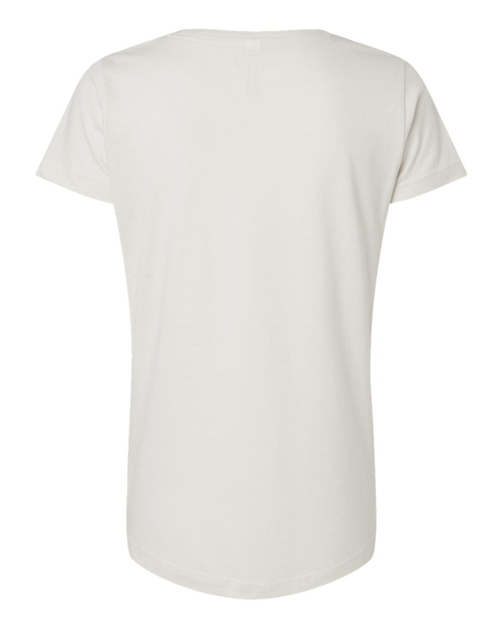 Women's Fine Jersey Tee - Back - B87238372 - Porcelain