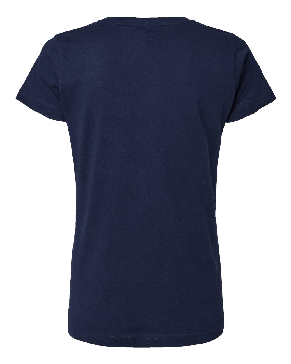 Women's Fine Jersey Tee - Back - B87238652 - Navy