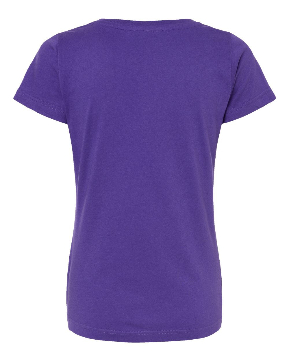 Women's Fine Jersey Tee - Back - B87238672 - Purple