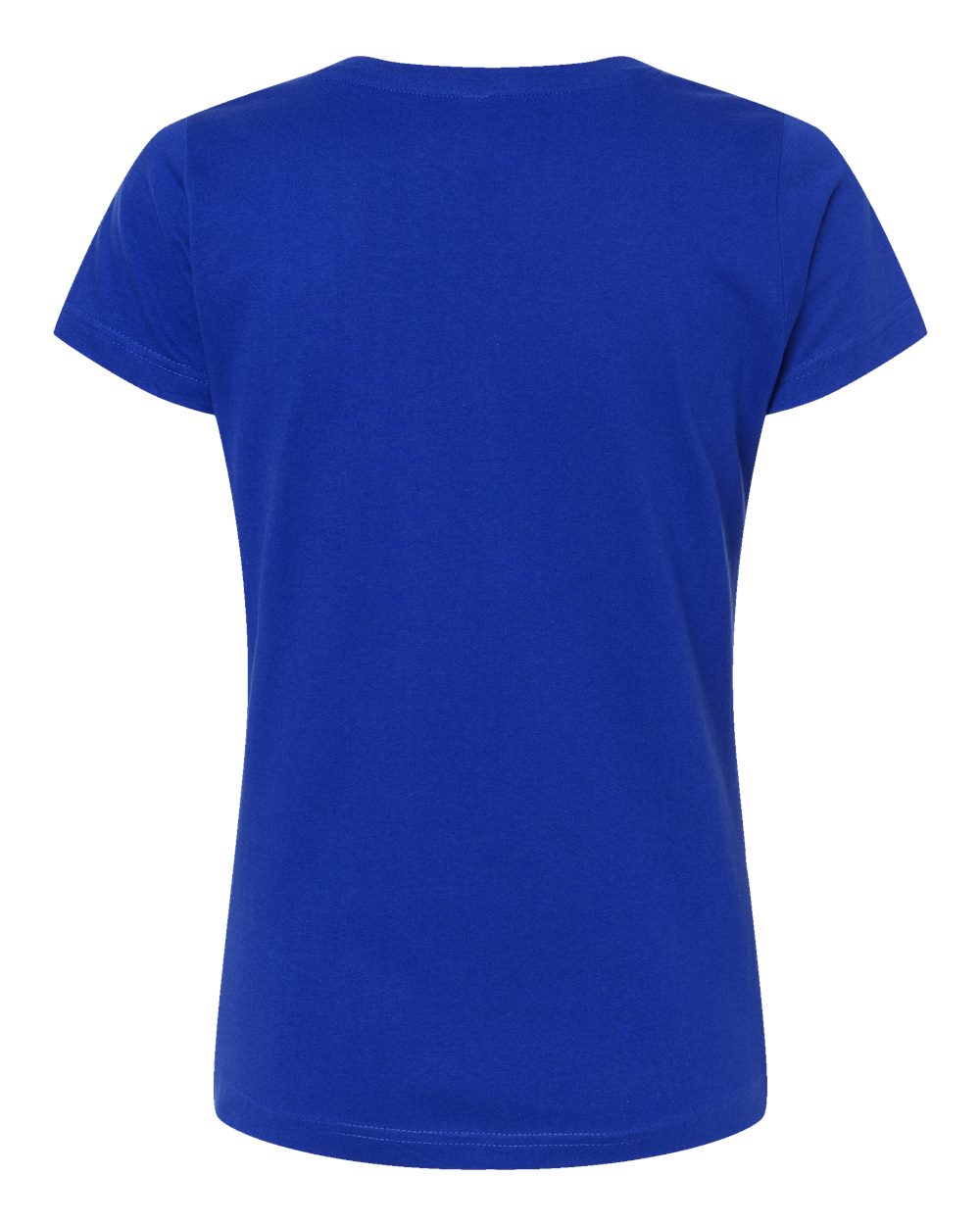 Women's Fine Jersey Tee - Back - B87238752 - Royal