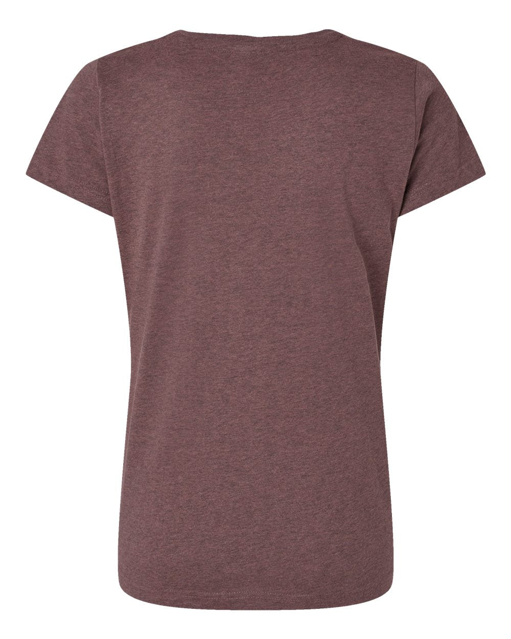 Women's Fine Jersey Tee - Back - B87238942 - Sangria Blackout