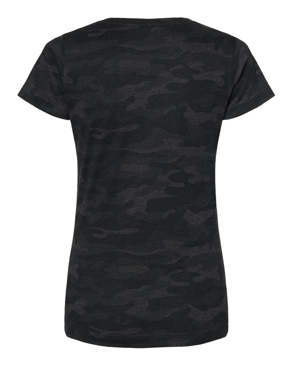 Women's Fine Jersey Tee - Back - B87238982 - Storm Camo