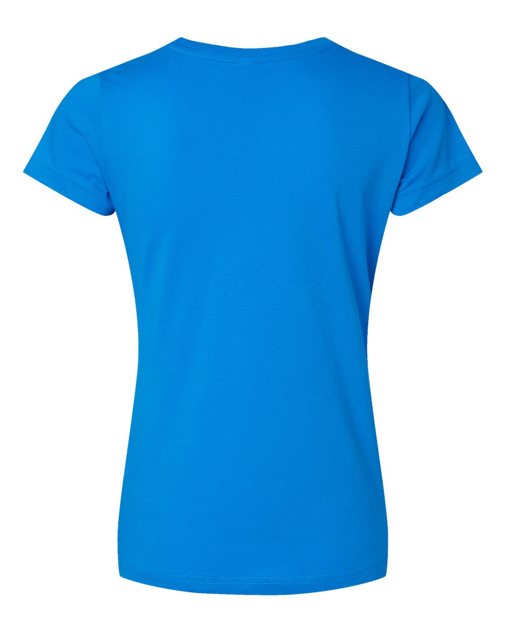 Women's Fine Jersey Tee - Back - B87238992 - Cobalt