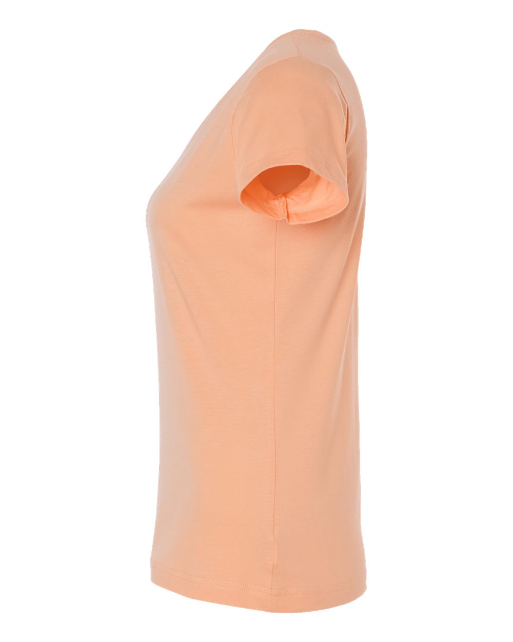 Women's Fine Jersey Tee - DirectSide - B87238142 - Peachy