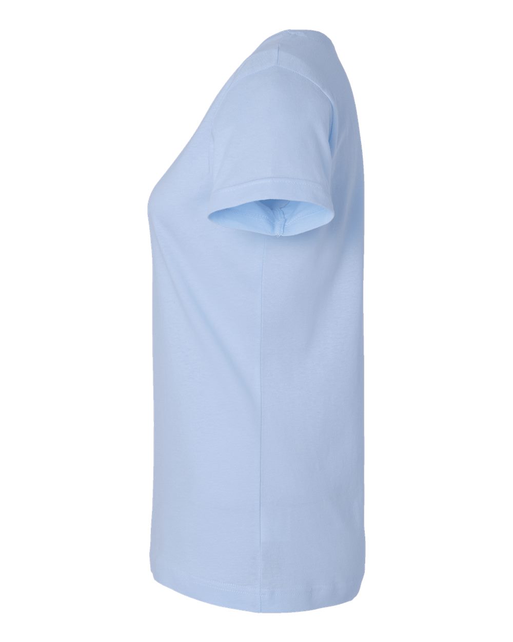 Women's Fine Jersey Tee - DirectSide - B87238252 - Light Blue