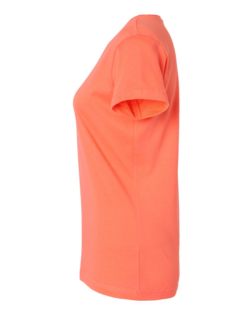 Women's Fine Jersey Tee - DirectSide - B87238322 - Papaya