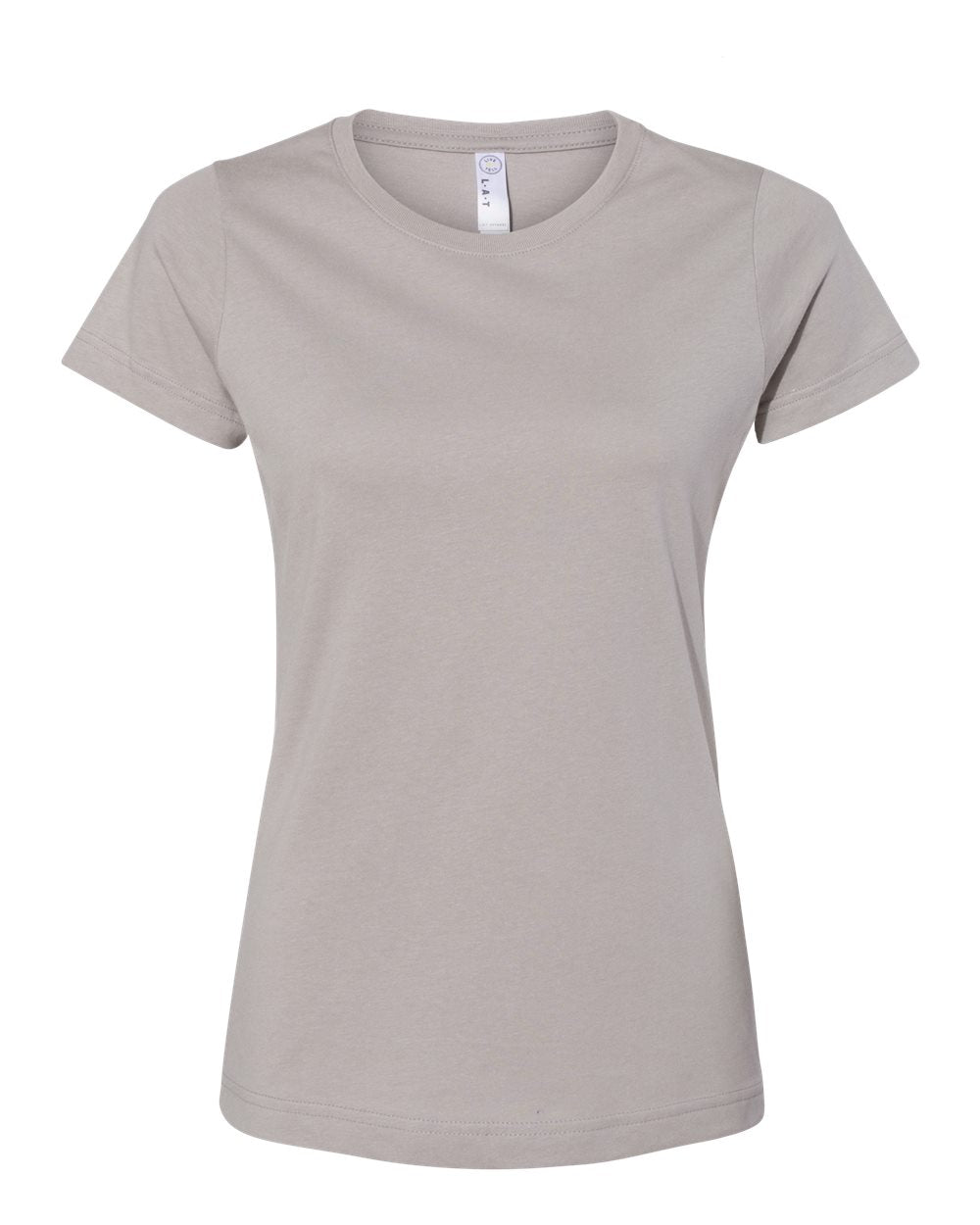 Women's Fine Jersey Tee - Front - B87238072 - Titanium
