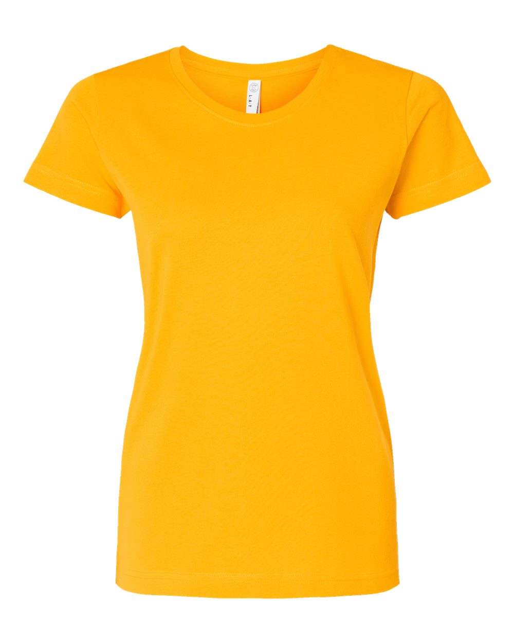 Women's Fine Jersey Tee - Front - B87238123 - Gold