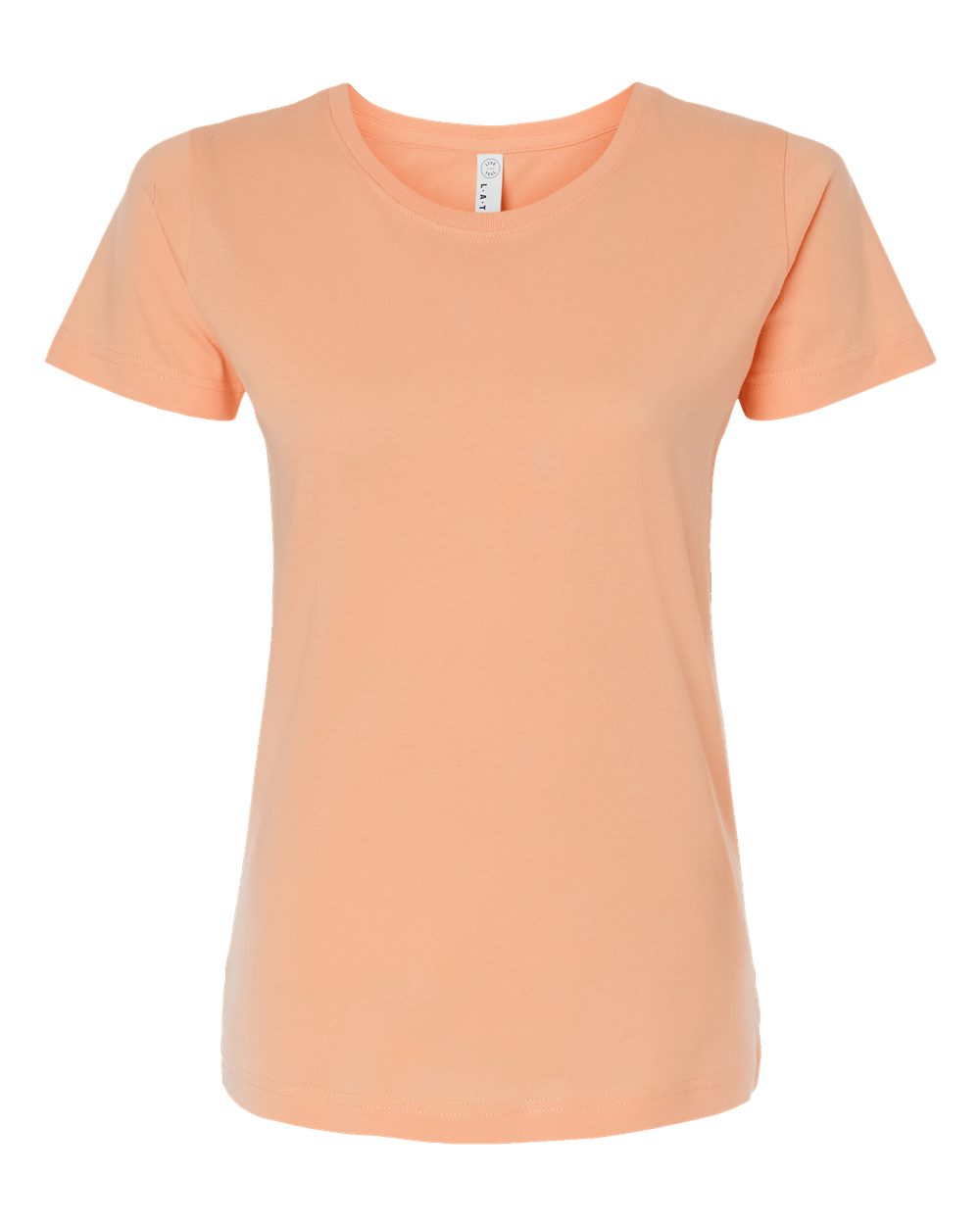Women's Fine Jersey Tee - Front - B87238142 - Peachy